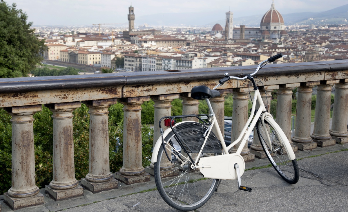 Florence Bike. Bike through Florence, Italy.