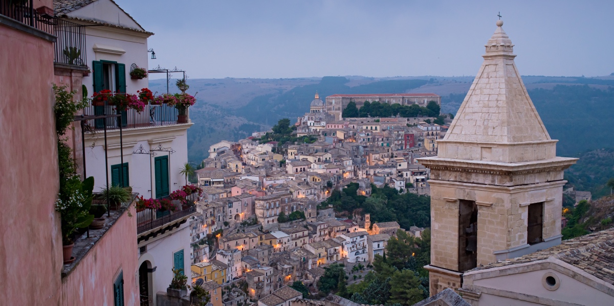 Ragusa Sicily. Travelling around Sicily. 