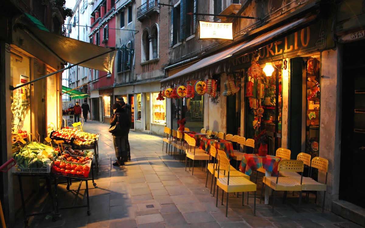 Restaurant. Venice. Trattoria