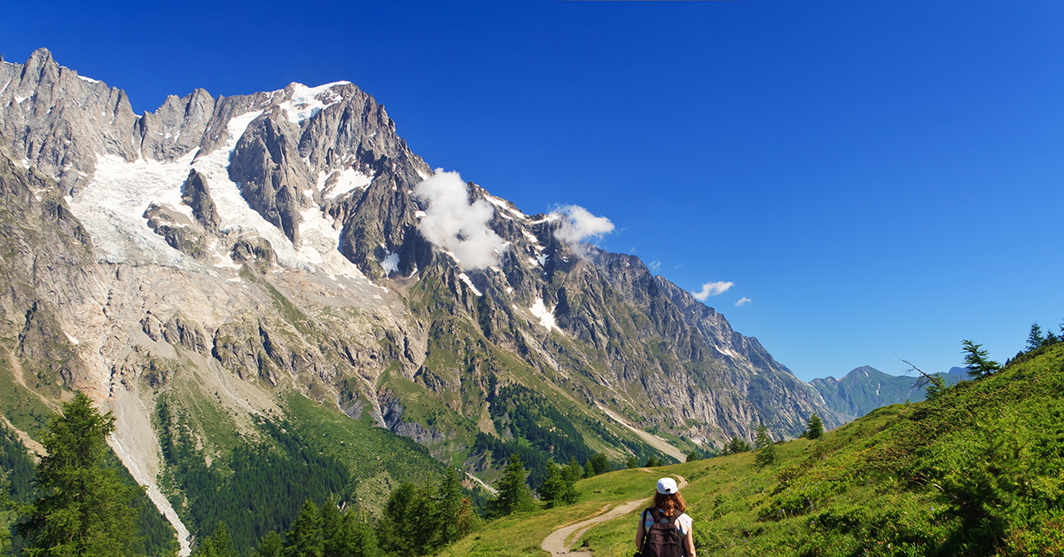 Aosta Valley in the Italian alps.