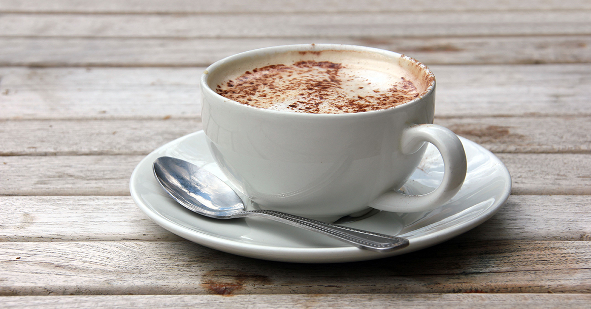 A cappuccino.