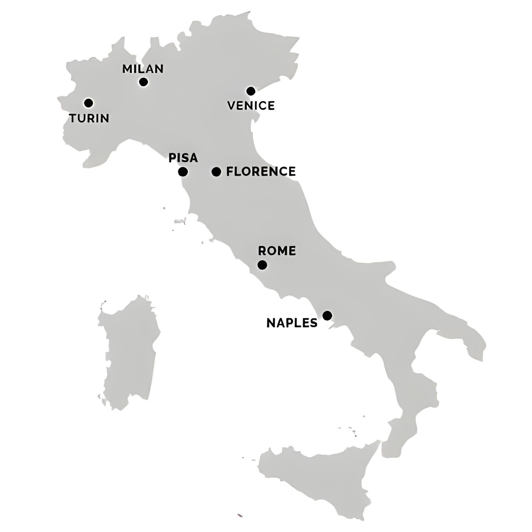 Map of Italy