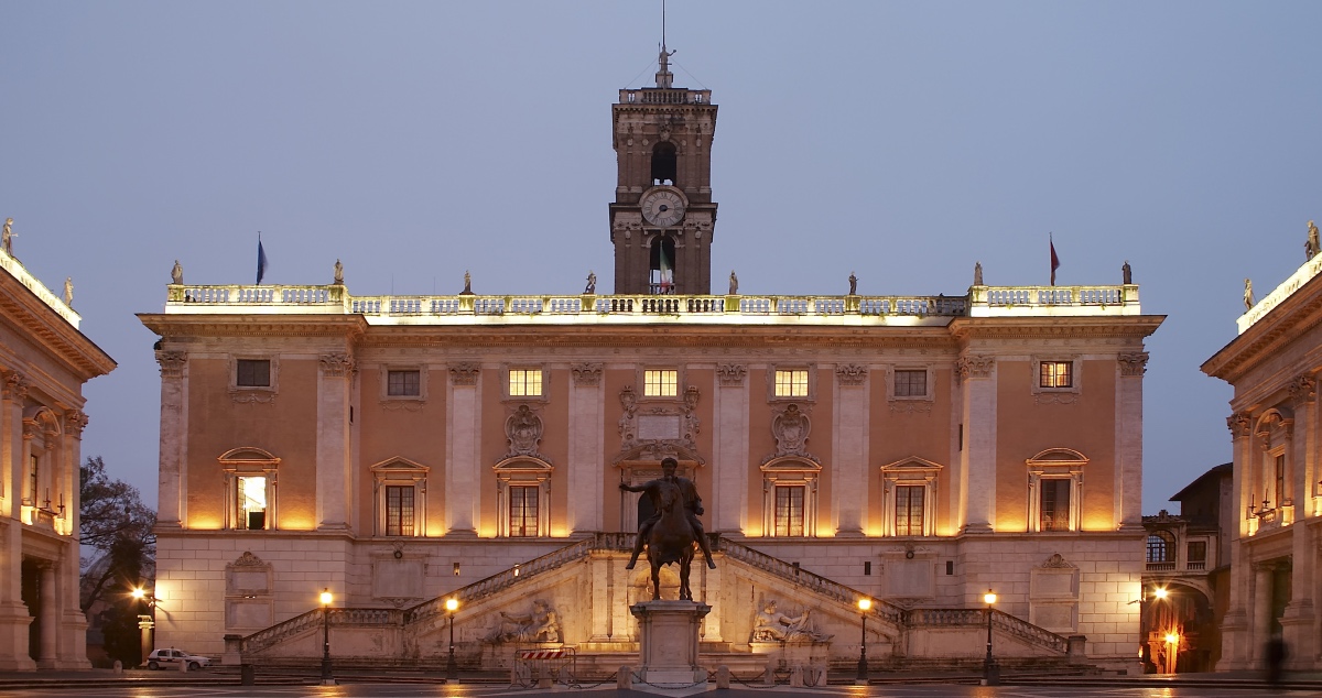 Capitoline Hill, Rome. Seven hills of Rome.