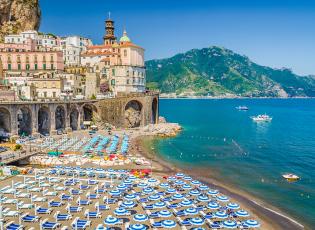 Atrani on the Amalfi Coast. 