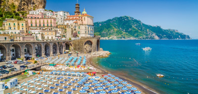 Atrani, Amalfi Coast, Italy. Italian Beaches.