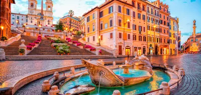 Rome at sunset